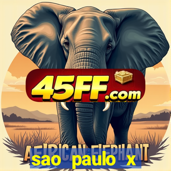 sao paulo x palmeiras palpite